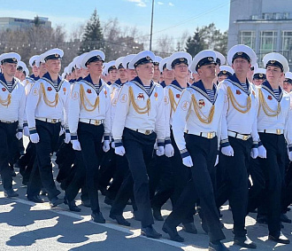 Первую репетицию парада Победы провели в Новосибирске